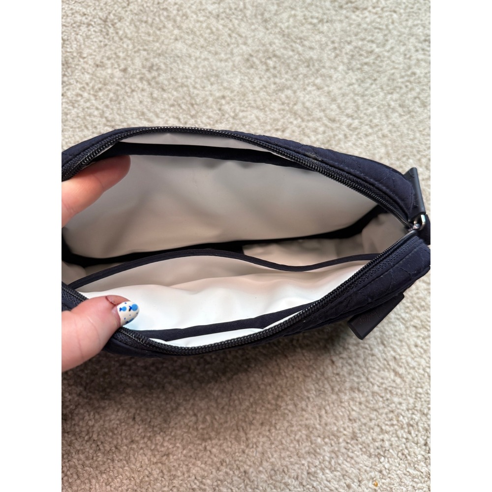 Vera Bradley Lilly Bag Quilted Insulated Medication Travel Bag in Navy Blue‎ - Picture 3 of 5